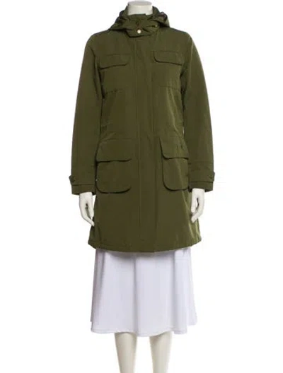 Pre-owned Barbour Parka In Green