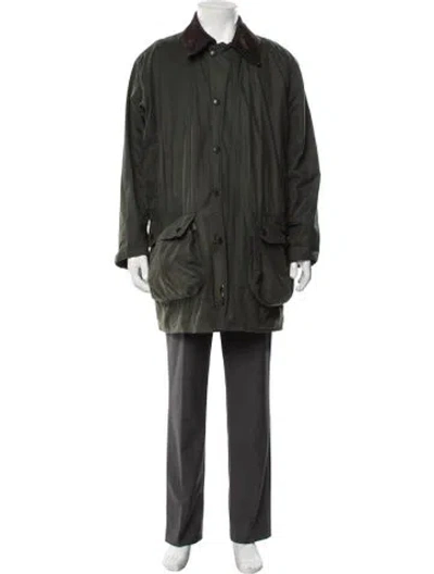 Pre-owned Barbour Parka In Green