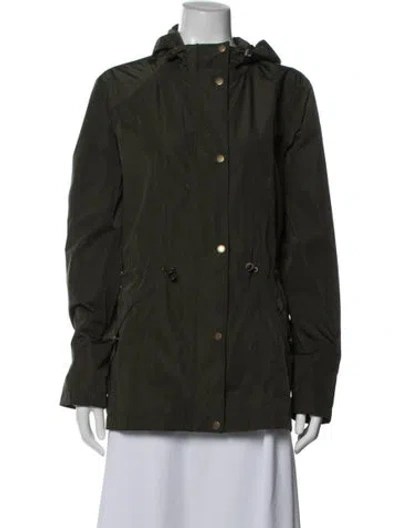 Pre-owned Barbour Parka In Green