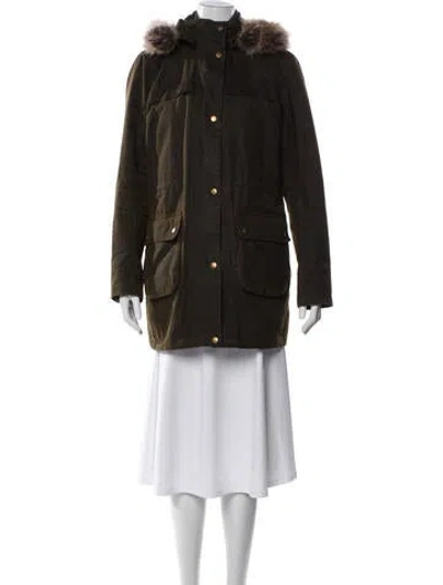 Pre-owned Barbour Parka In Neutral