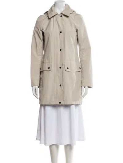 Pre-owned Barbour Parka In Neutral