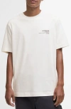 Barbour Parkend Photo Cotton Graphic T-shirt In White
