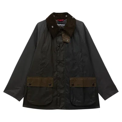 Pre-owned Barbour Patchwork Bedale Wax 'sage/multicolor' | Green | Men's Size 42