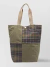 Barbour Transport Patchwork Tote Bag Bags In Green
