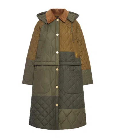 BARBOUR COOKSTON QUILTED SINGLE-BREASTED COAT