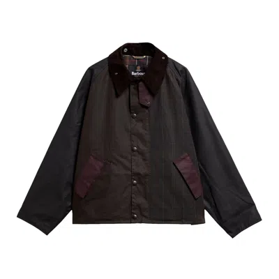Pre-owned Barbour Patchwork Transport Wax Jacket 'tartan Multicolor' | Multi-color | Men's Size 36