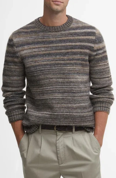 Barbour Pateley Crew Neck Sweater In Charcoal