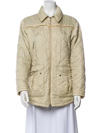 Pre-owned Barbour Patterned Jacket In Neutral