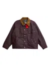Barbour Paul Smith Jacke Mit Cordkragen In Purple