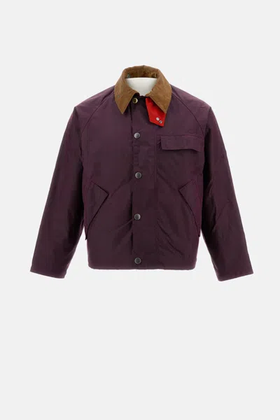 Barbour Paul Smith Lover  Jacket In Burgundy