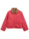 Barbour X Paul Smith Button Spey Jacket In Red