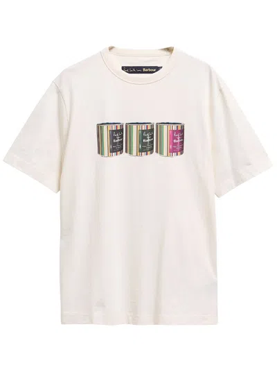 Barbour X Paul Smith Graphic-print T-shirt In White