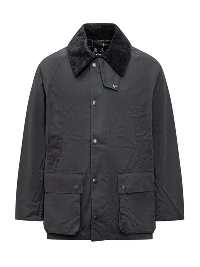 Barbour Peached Jacket In Navy