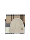 Barbour Pendle Hat And Blair Scarf Set In Brown