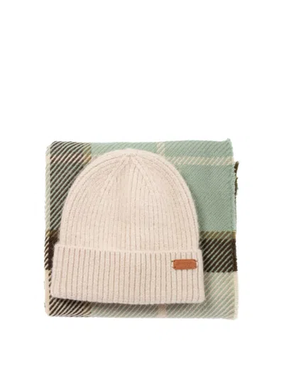 Barbour "pendle" Beanie & Scarf Set
