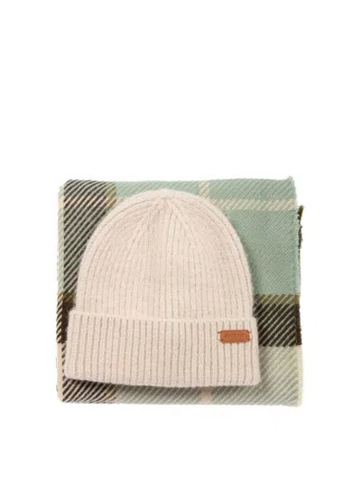 Barbour "pendle" Beanie & Scarf Set