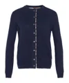 Barbour Wool Blend Cardigan In Blue