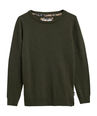 Barbour Pendle Crew T-shirt Kazak In Green