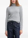 Barbour Pendle Roll-neck Sweater In Gray