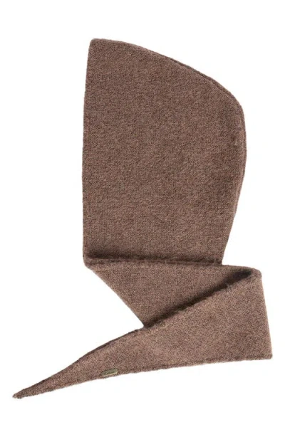 Barbour Penny Knitted Hood In Mocha
