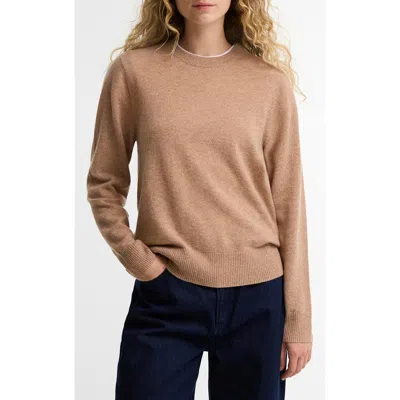 Barbour Penwood Cashmere Sweater In Brown