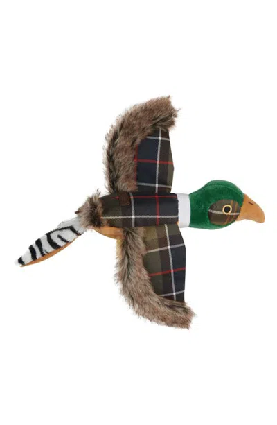 Barbour Pheasant Dog Toy In Classic Tartan