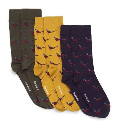 Barbour Pheasant Socks In Multi