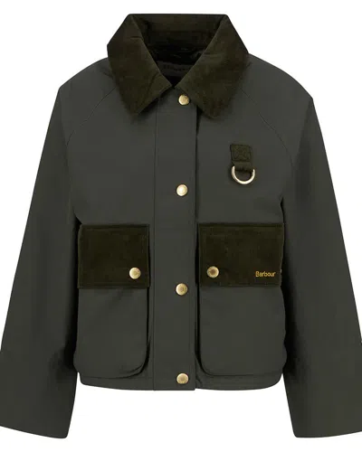 Barbour Phoebe Womens Casual Jacket In Green