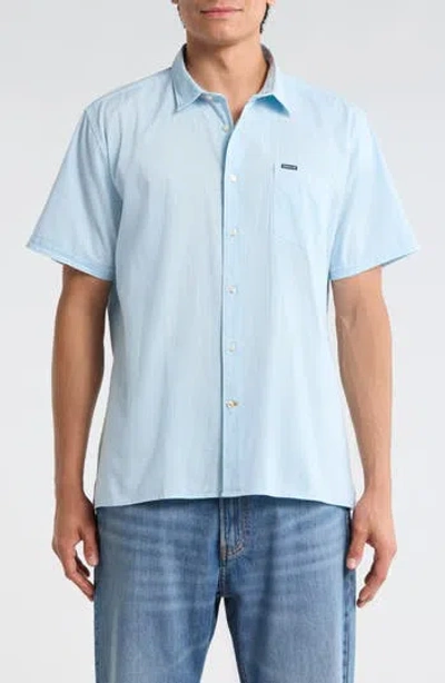 Barbour Pigment Dyed Cotton Button-up Shirt In Blue