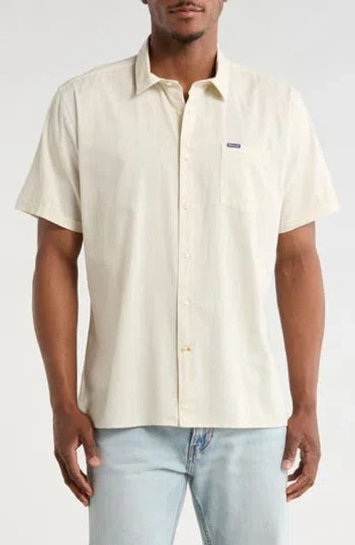 Barbour Pigment Dyed Cotton Button-up Shirt In Brown
