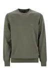 BARBOUR BARBOUR PIMA - COTTON CREW-NECK JUMPER