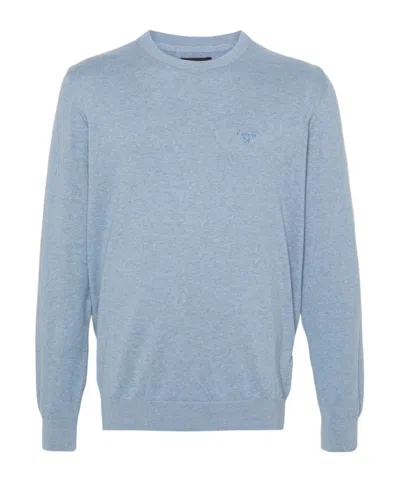 Barbour Pima Cotton Jumper In Blue