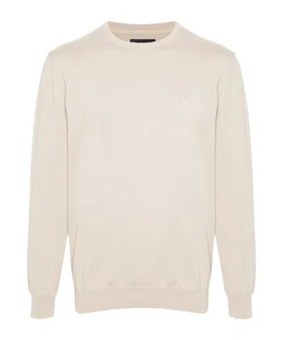Barbour Pima Crewneck Jumper In Pink