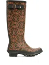 Barbour Pineapple Print Cami Wellington Boot In Multi