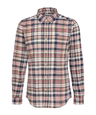 Barbour Plaid-check Cotton Shirt In Nude