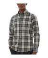 Barbour Plaid-check Pattern Shirt In Black