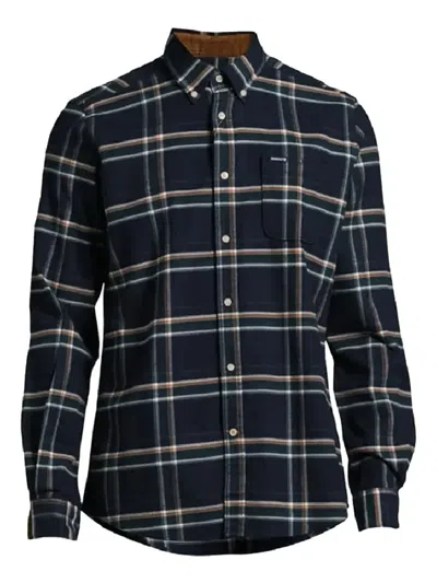 Barbour Plaid Long-sleeve Shirt In Blue