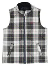Barbour Checked Vest In Blue