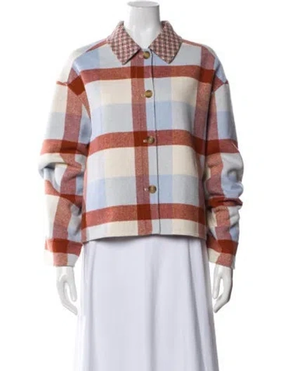 Pre-owned Barbour Plaid Print Jacket W/ Tags In Multi