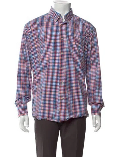 Pre-owned Barbour Plaid Print Long Sleeve Shirt In Multi
