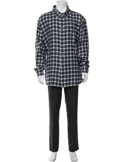 Pre-owned Barbour Plaid Print Long Sleeve Shirt In Multi