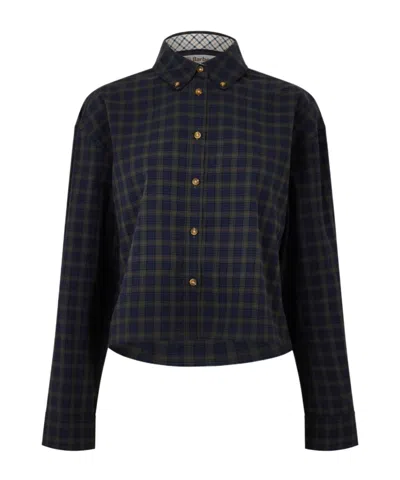 Barbour Plaid Shirt In Blue