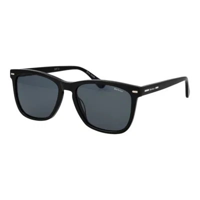 Barbour Plastic Men's Sunglasses In Black