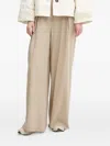 Barbour Pleated Trousers In Neutral
