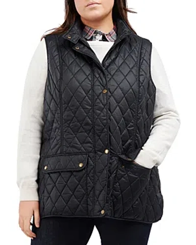 Barbour Plus Otterburn Quilted Gilet In Black