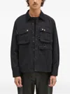 Barbour Pocket Corduroy Jacket In Black