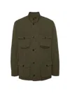 Barbour Jacket With Pockets In Green