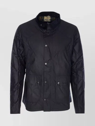 Barbour Pockets Collar Padded Regular In Blue