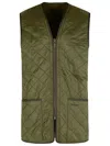Barbour 'polarquilt' Green Polyamide Vest In Green