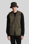 Barbour Polarquilt Vest In Green Cotton In Green